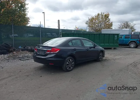 2013 Honda Civic Ex-L из США, поврежденный, VIN 19XFB2F94DE250764